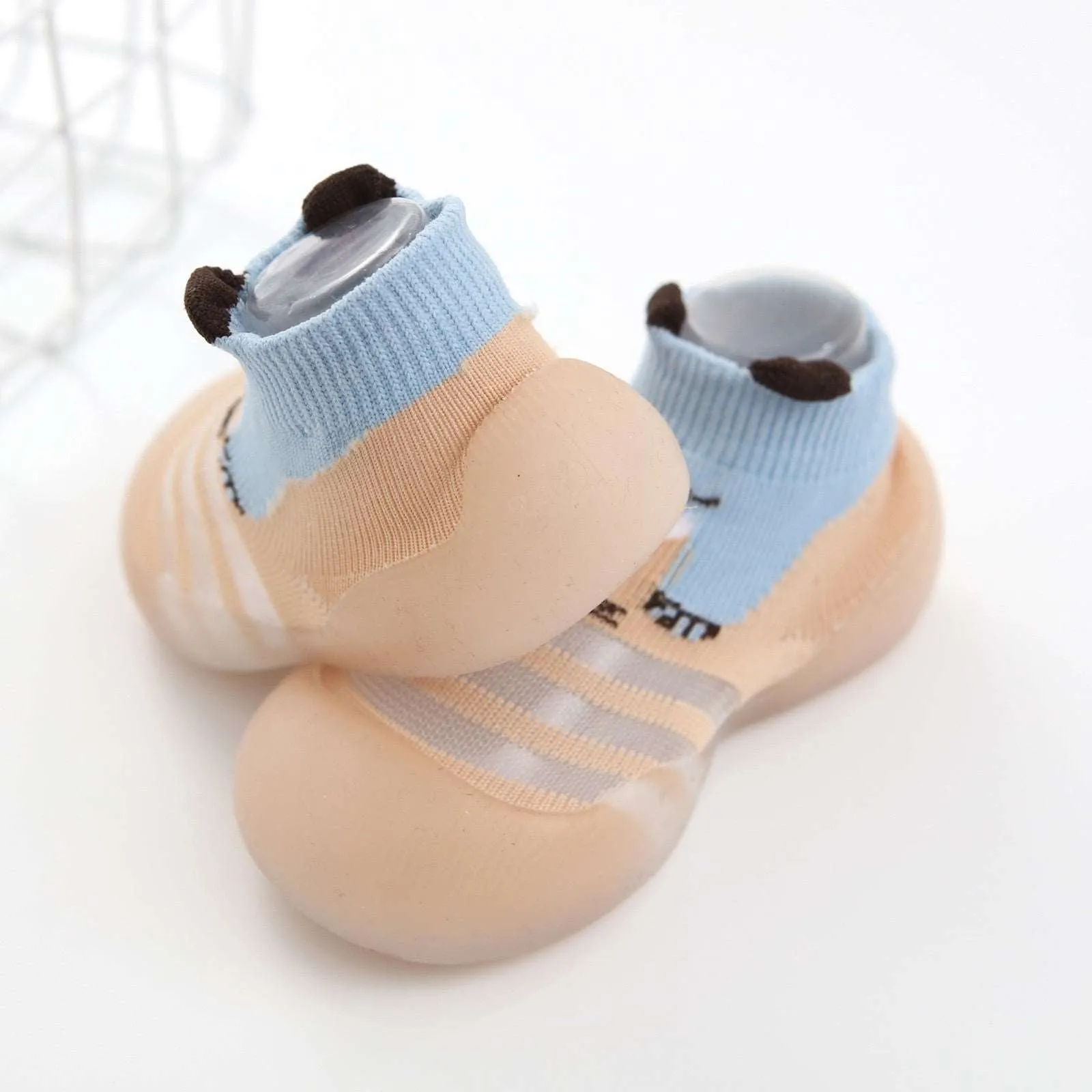 0-4 Years Old Baby Toddler Shoes Ice Silk Socks Shoes Baby Soft Sole Floor Shoes