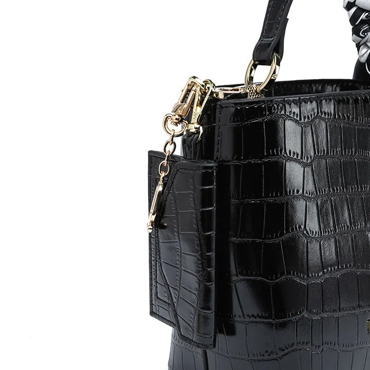 Accented Textured Handbag BD 108