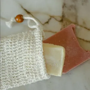 Agave Woven Soap Bag