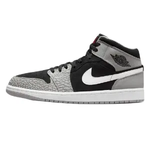 Air Jordan 1 Mid SE sneakers, black/gray