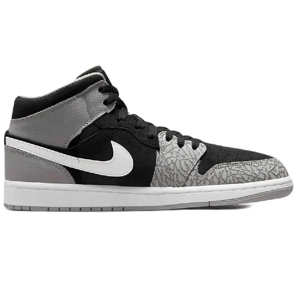 Air Jordan 1 Mid SE sneakers, black/gray