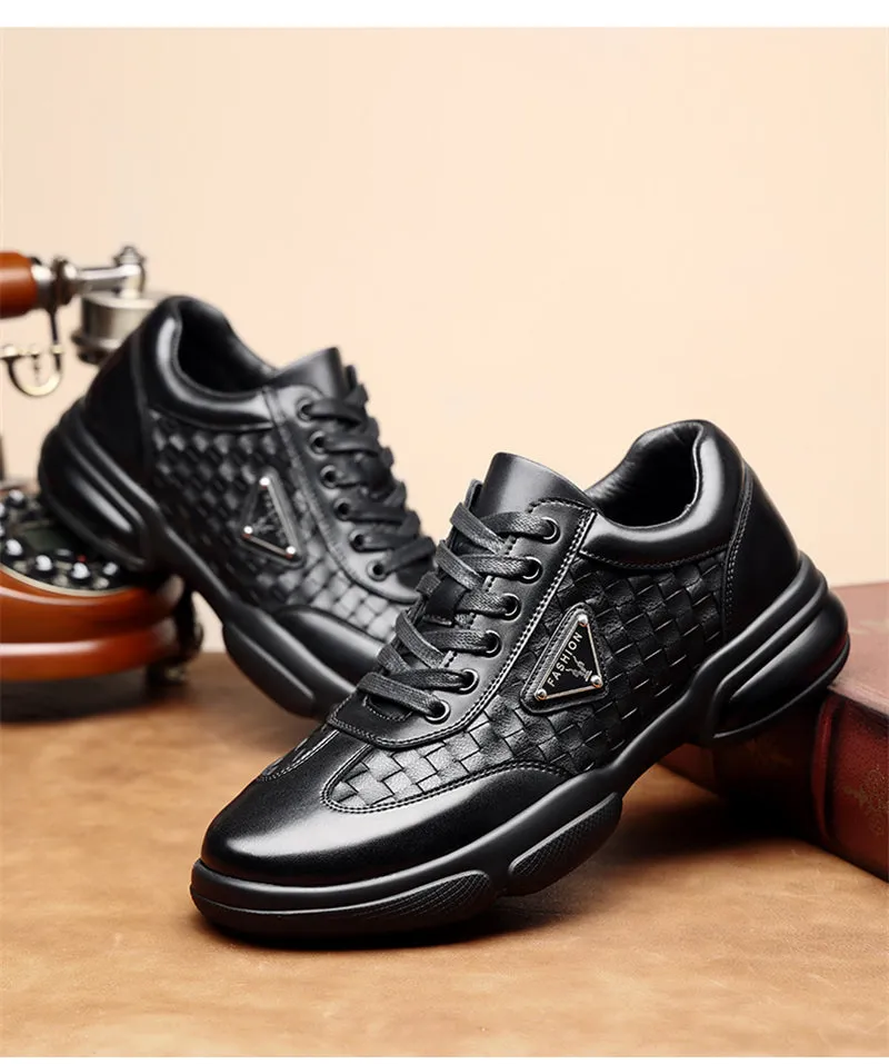 AlliLux Round Toe Laces Up Alligator Derby Shoes