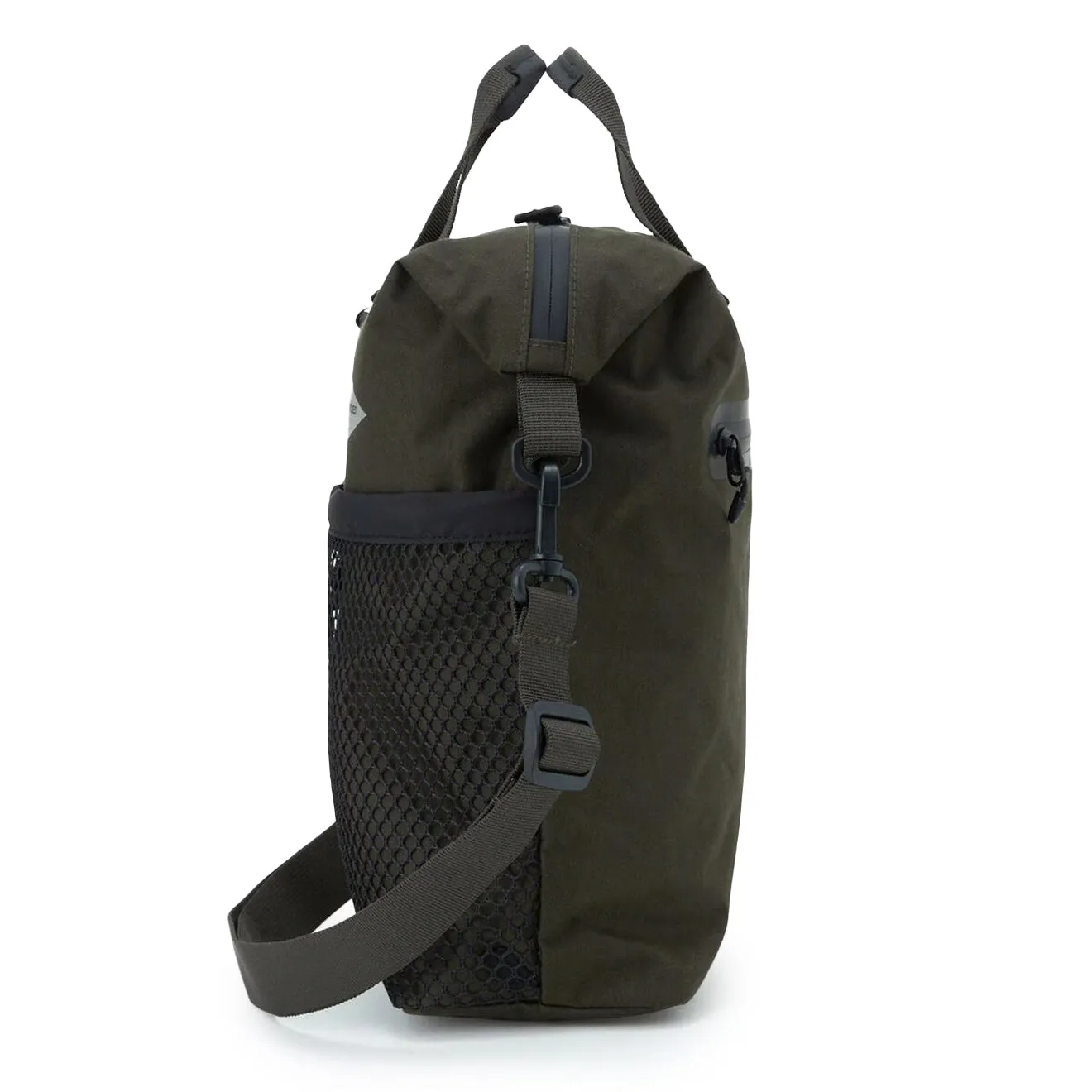 And Wander Pe/Co 2-Way Bag Dark Khaki