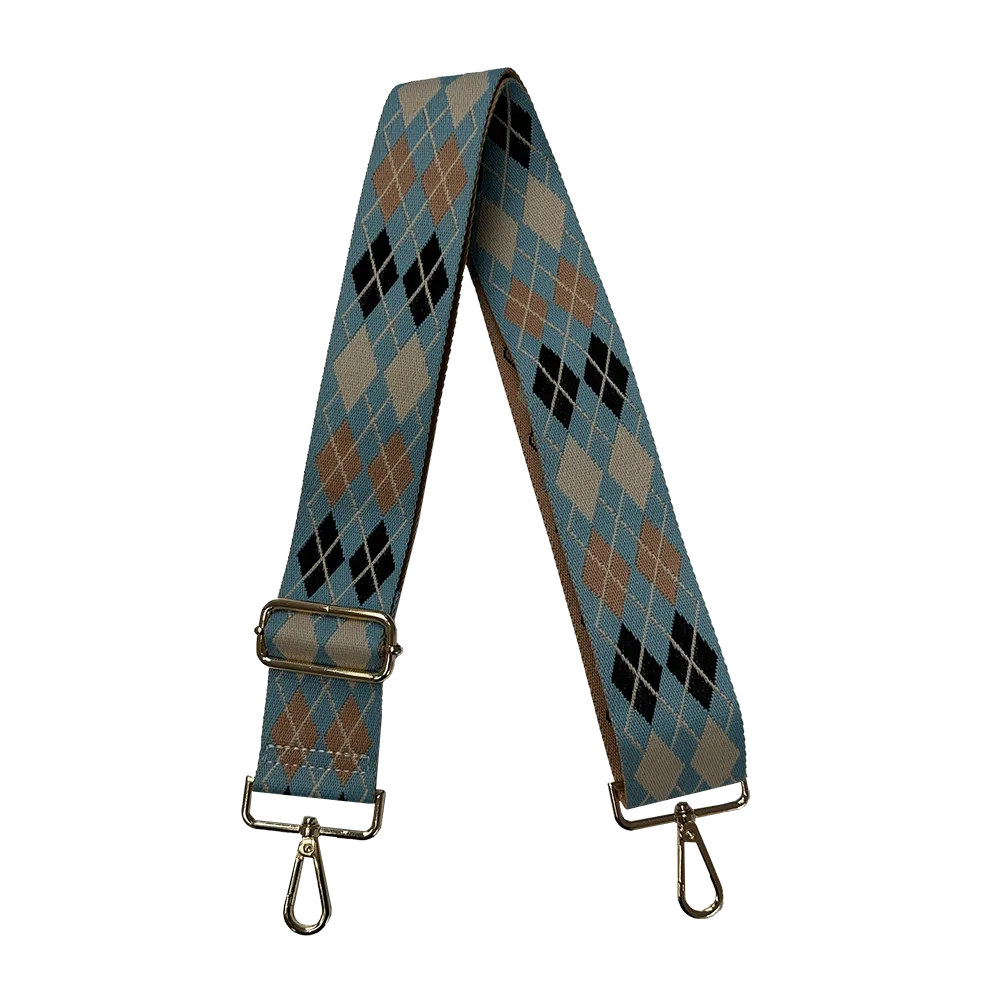 Argyle Interchangeable Woven Bag Strap