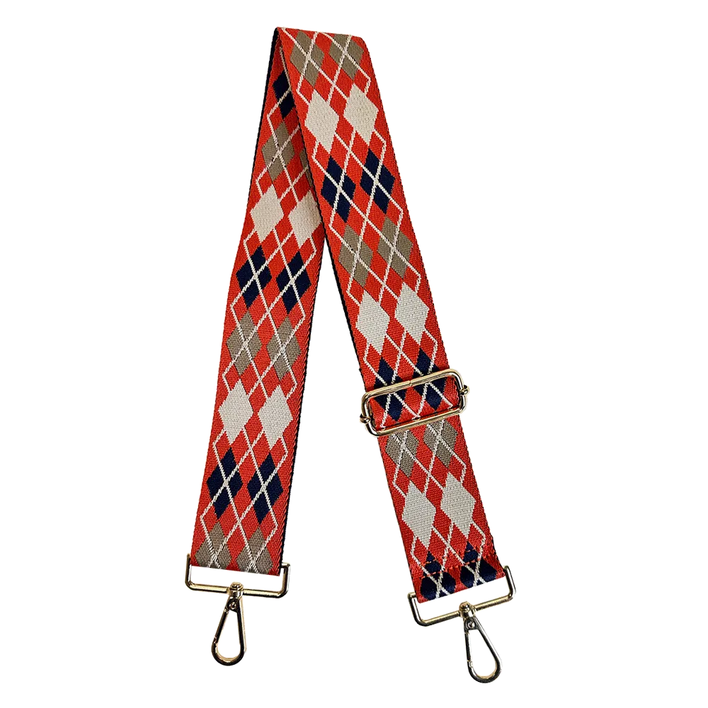 Argyle Interchangeable Woven Bag Strap