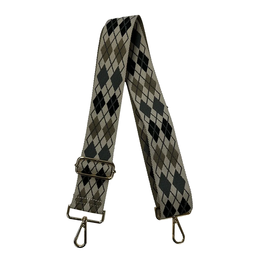 Argyle Interchangeable Woven Bag Strap