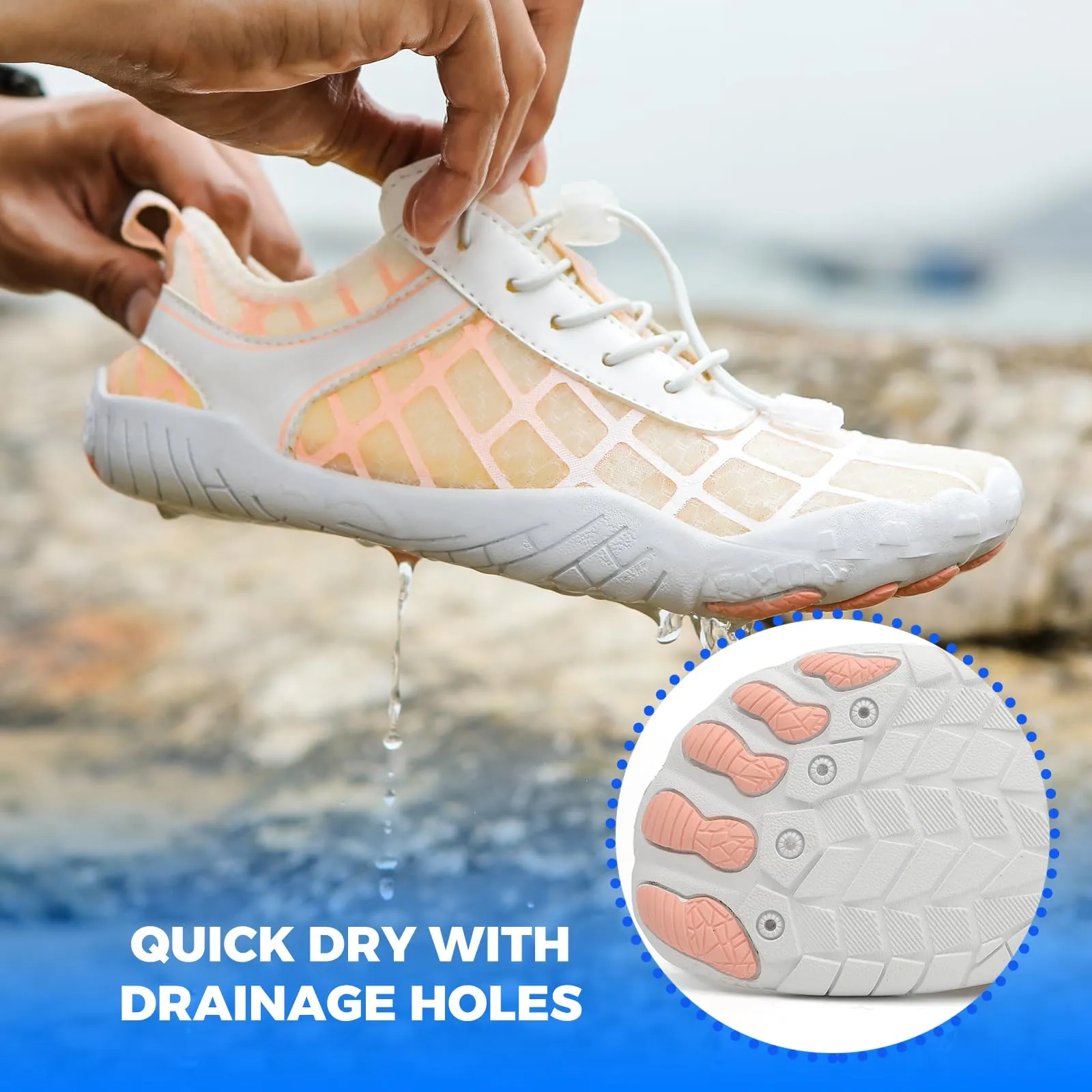 Breathable Lightweight Barefoot Hiking Shoes