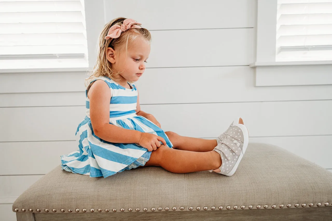 Casual Polka Dot & Pink Low Top