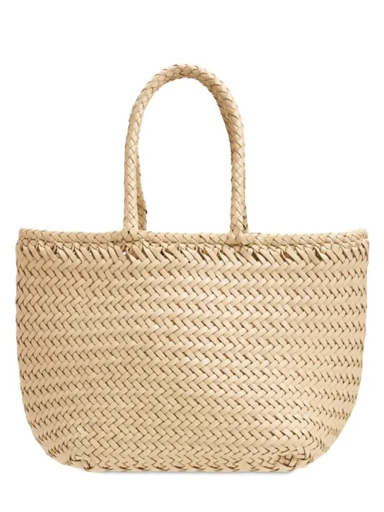 Dragon Diffusion   Grace Small woven leather basket bag 