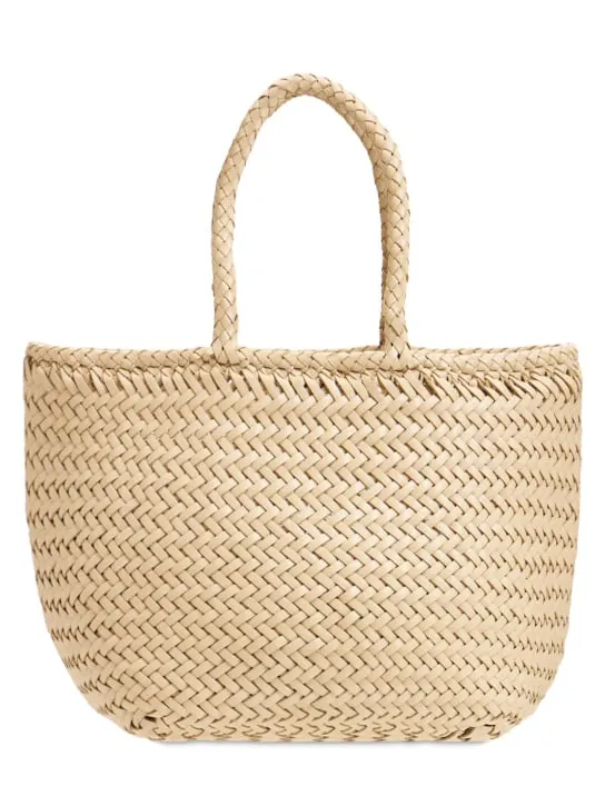 Dragon Diffusion   Grace Small woven leather basket bag 