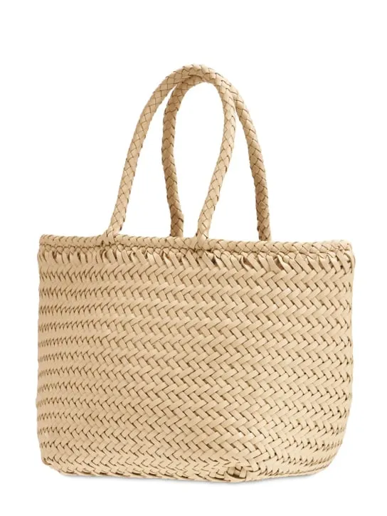 Dragon Diffusion   Grace Small woven leather basket bag 