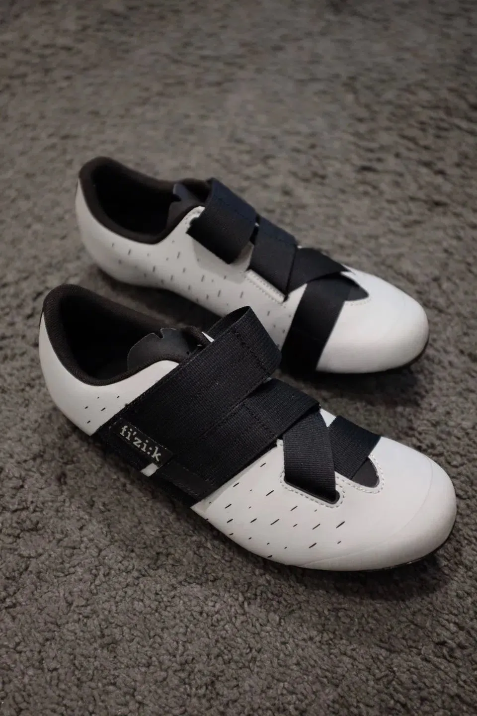 FIZIK Gravel MTB Cycling Shoes X4 Terra Powerstrap  - Light Grey/Black