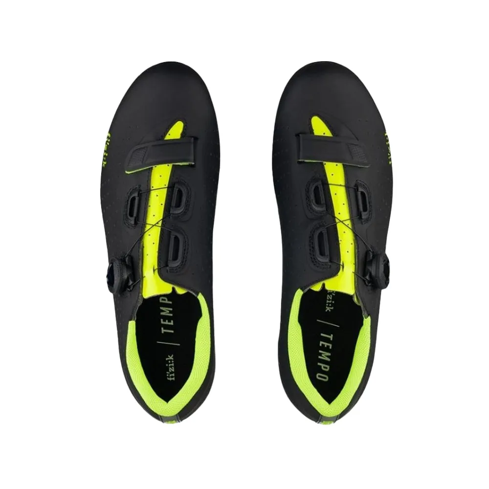 FIZIK TEMPO OVERCURVE R5 Cycling Shoes - Black/Yellow Fluor