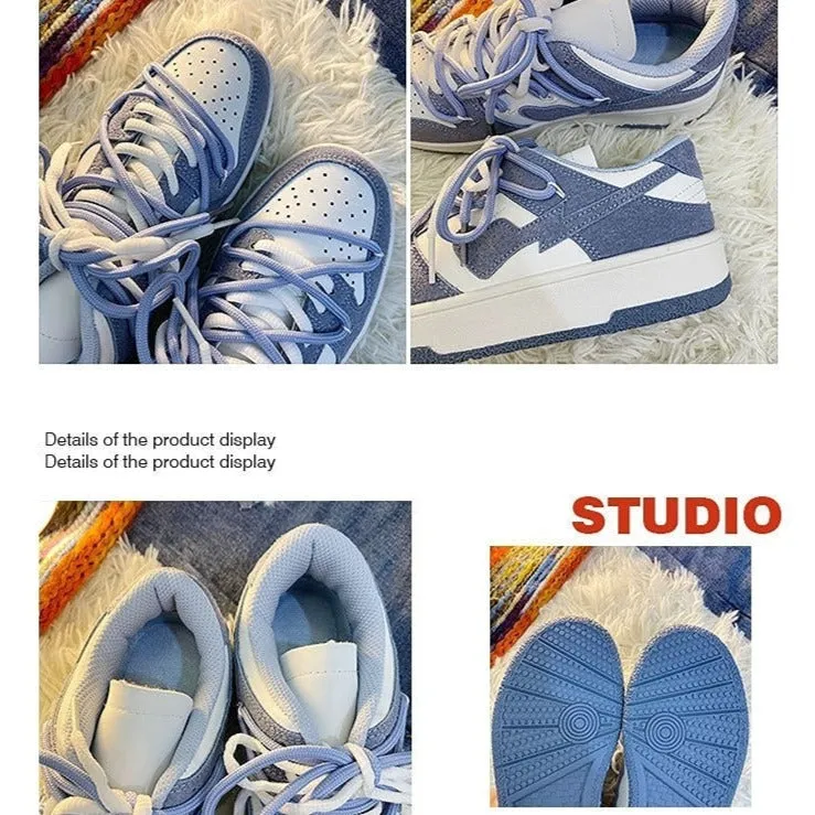 Giovanna Renzo Dunk Low Force Sneakers/Lace up Board Shoes