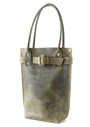 Green Leather Handbag