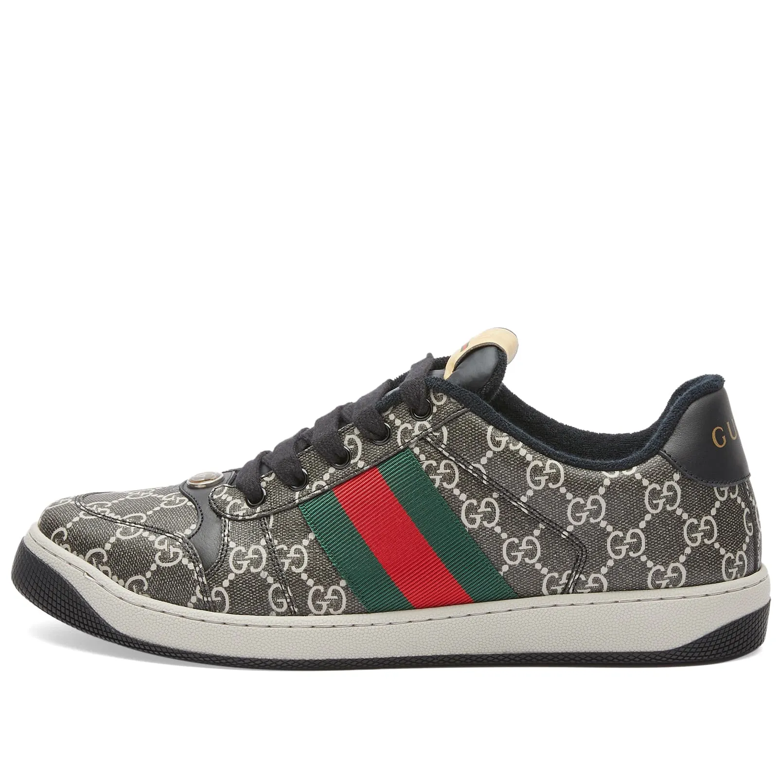 Gucci Screener Sneakers, Black & Sky