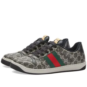 Gucci Screener Sneakers, Black & Sky