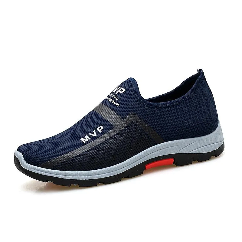 Men Mesh Breathable Lightweight Casual Walking Shoes