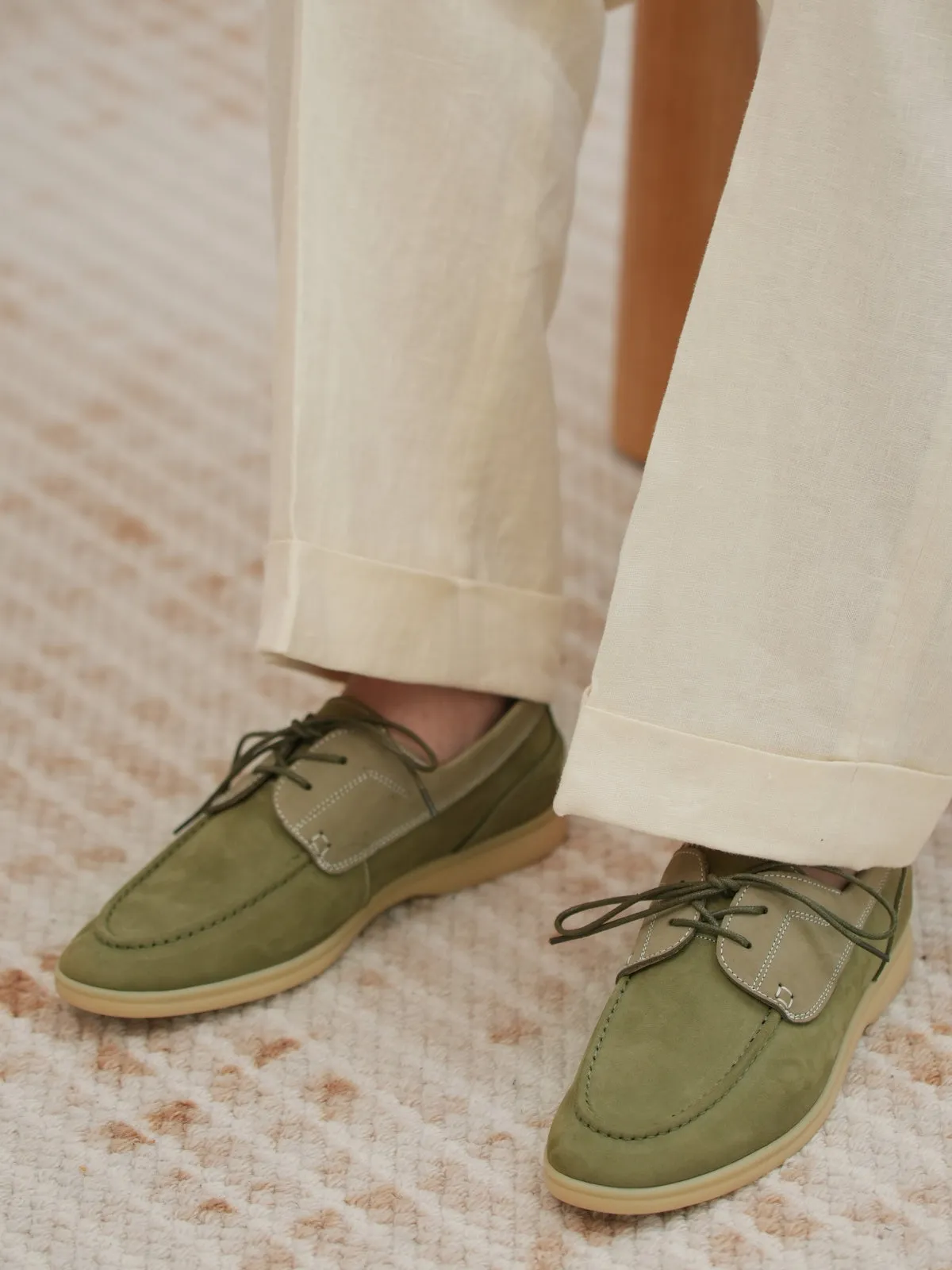 Men's Suede Boat Shoes