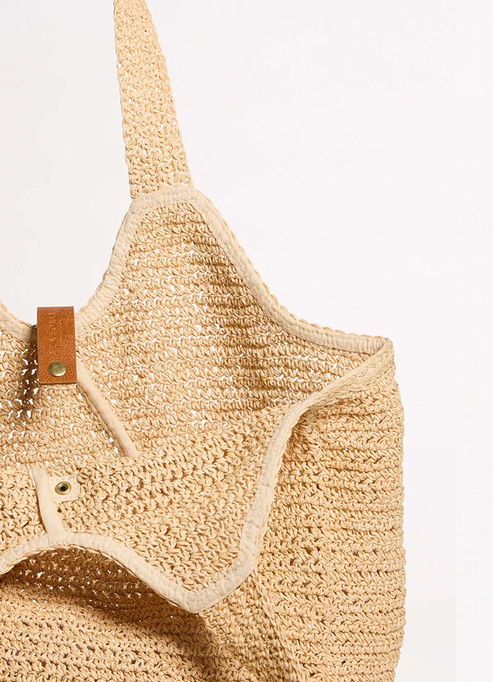 Mirage Woven Tote Bag - Natural