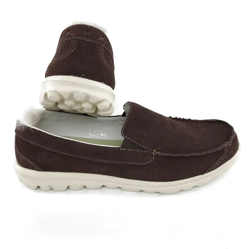 MUBO UGG Spring Style Men Moccasin - Coffee