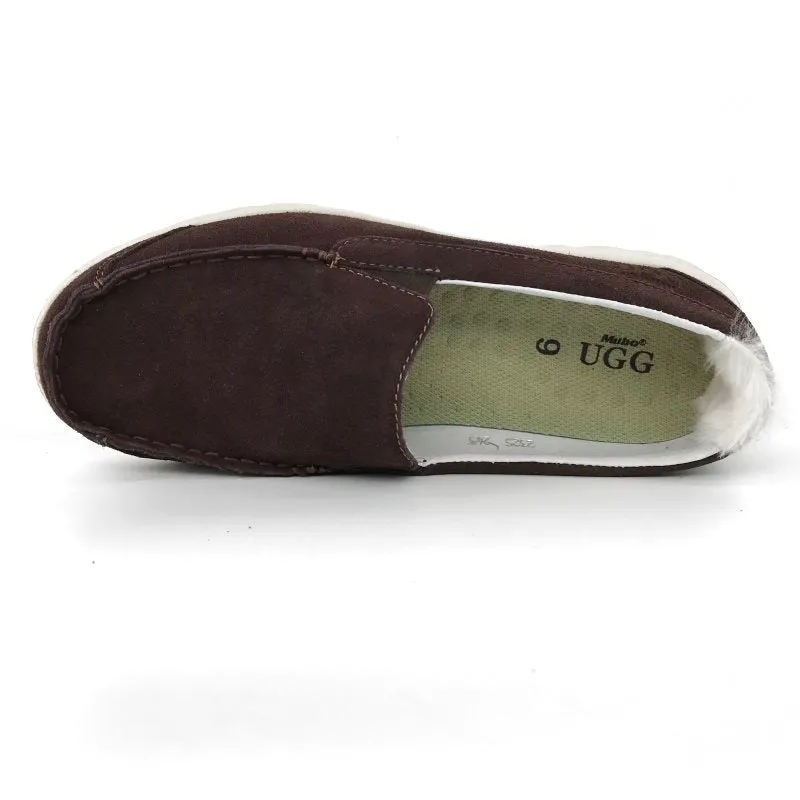 MUBO UGG Spring Style Men Moccasin - Coffee