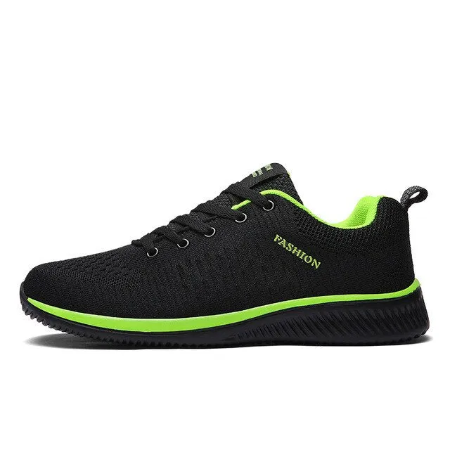 New Mesh Men Casual Shoes Lac-up  Comfortable Breathable Sneakers