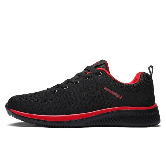 New Mesh Men Casual Shoes Lac-up  Comfortable Breathable Sneakers