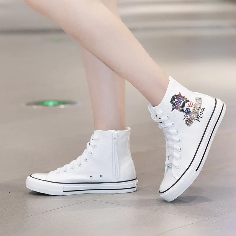 Owlkay Breathable Versatile High Top Shoes