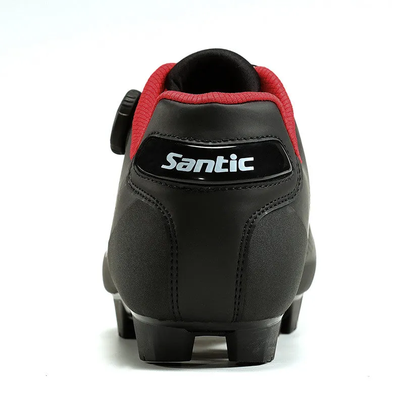 Santic RoadBreaker Black Men’s MTB Shoes Buckle Compatible with SPD Cleats