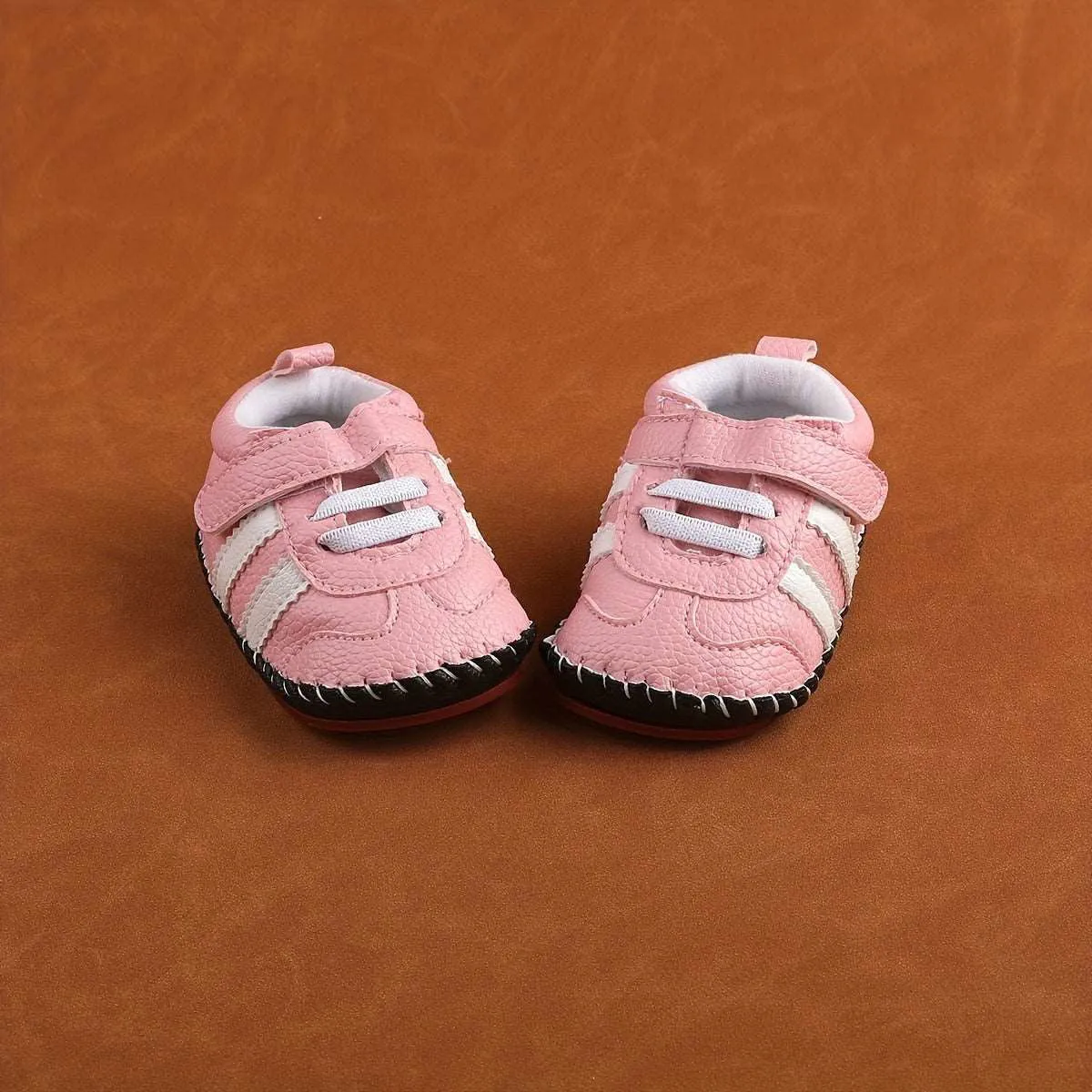 Soft Comfy Lightweight Baby First Walker Leather Sneakers