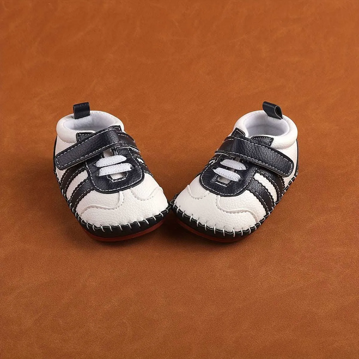 Soft Comfy Lightweight Baby First Walker Leather Sneakers