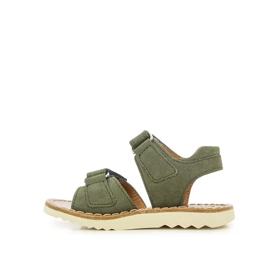 Waff Easy Nubuck Kaki Sandals