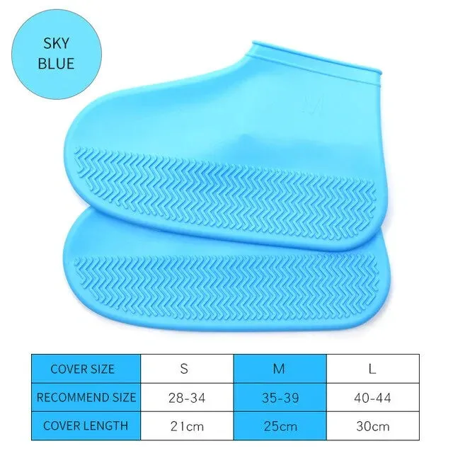 Waterproof Silicone Shoe Covers – Unisex Reusable Rain Protectors