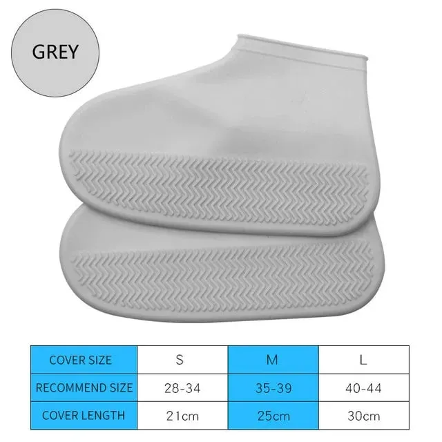 Waterproof Silicone Shoe Covers – Unisex Reusable Rain Protectors