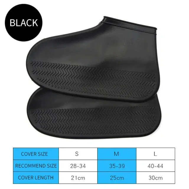 Waterproof Silicone Shoe Covers – Unisex Reusable Rain Protectors