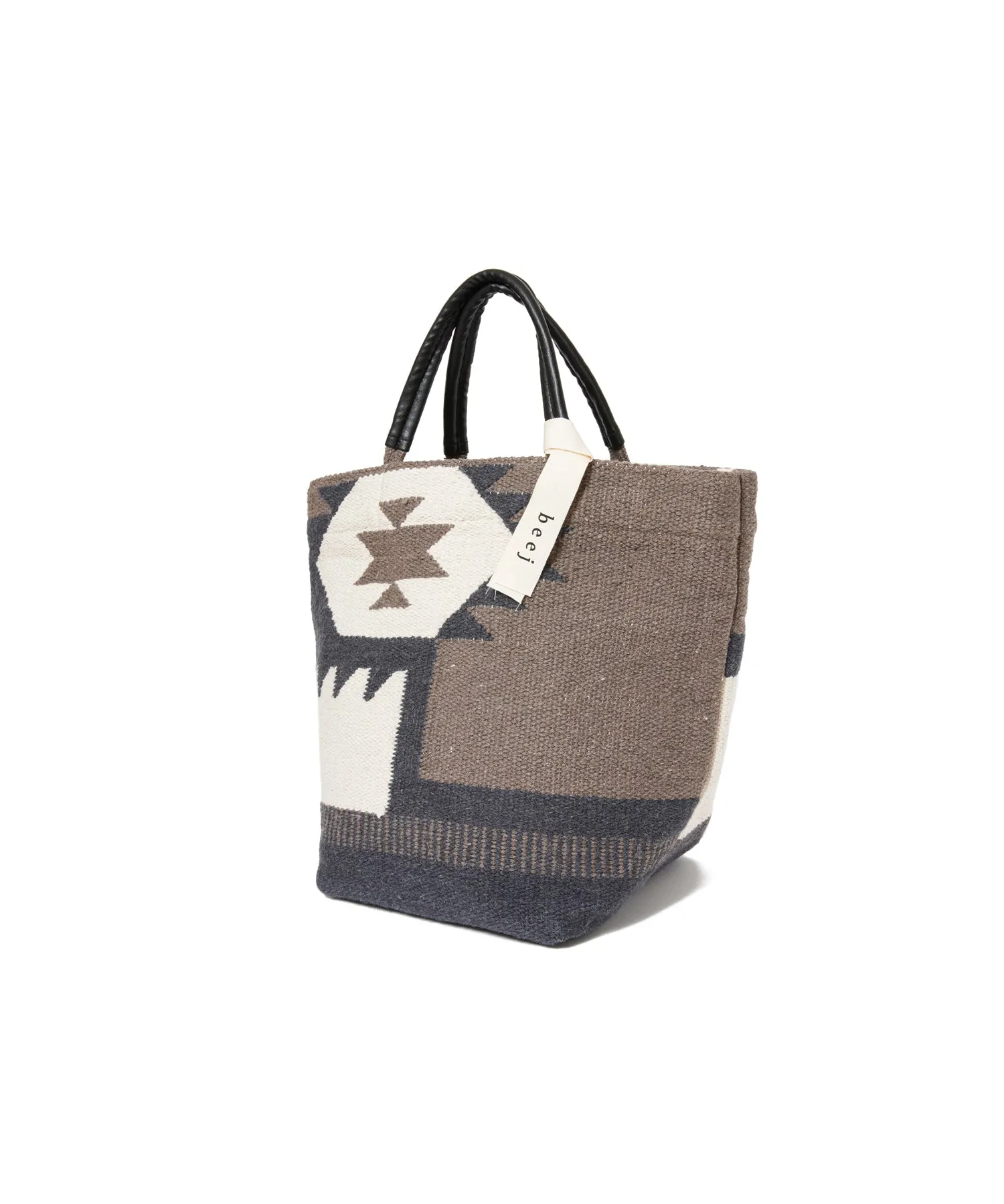 【WOMEN】beej Cut Shuttle woven bag