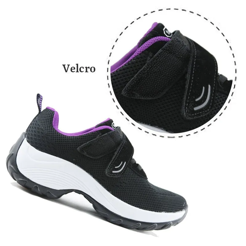 Women's Comfortable Woven Knit Sneakers