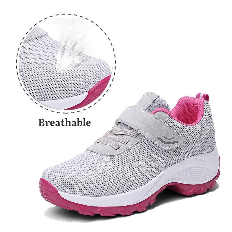 Women's Comfortable Woven Knit Sneakers