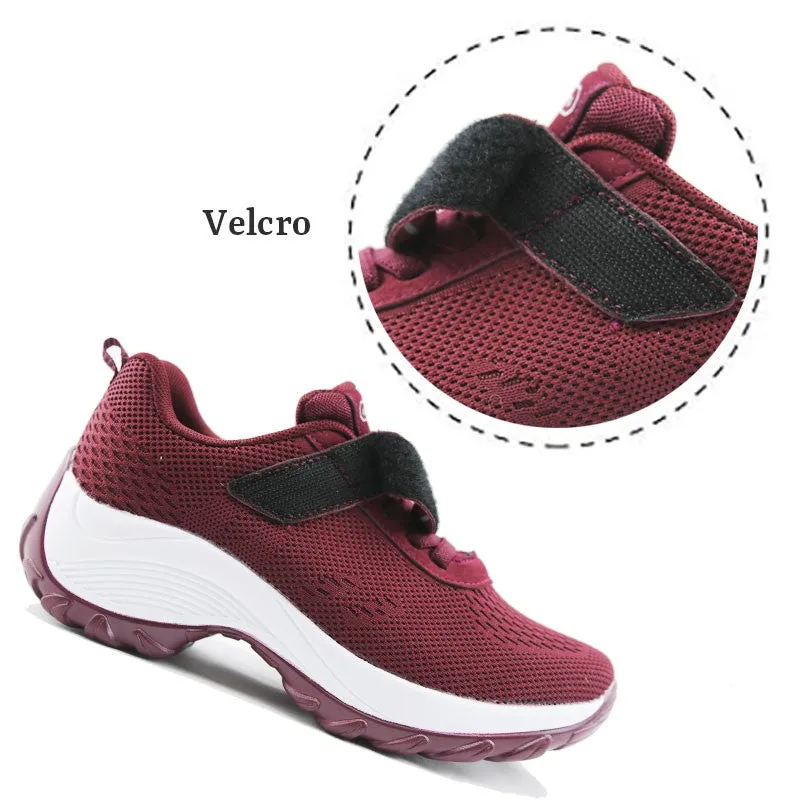 Women's Comfortable Woven Knit Sneakers