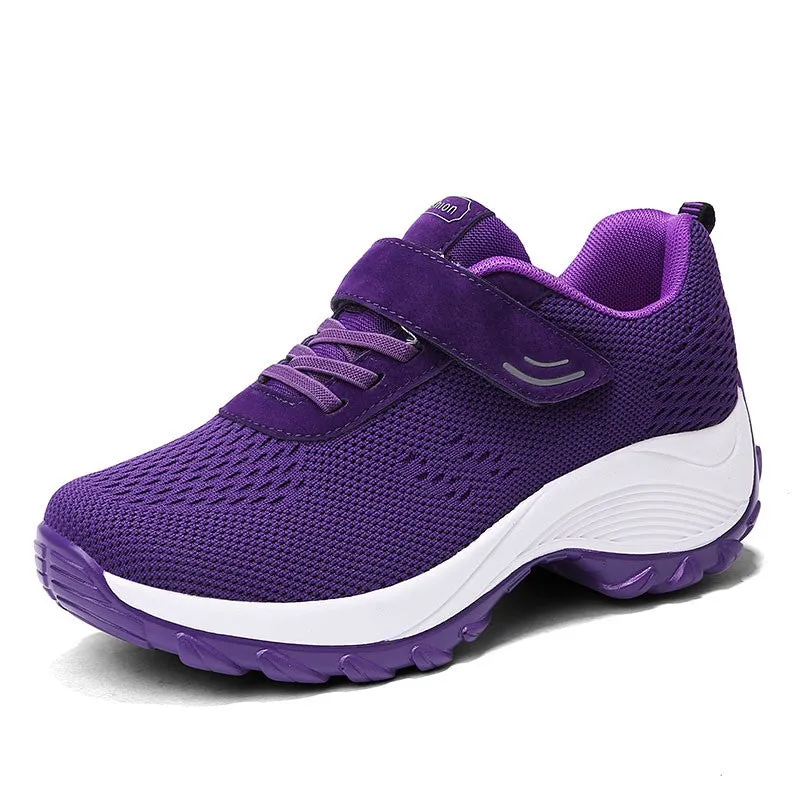 Women's Comfortable Woven Knit Sneakers