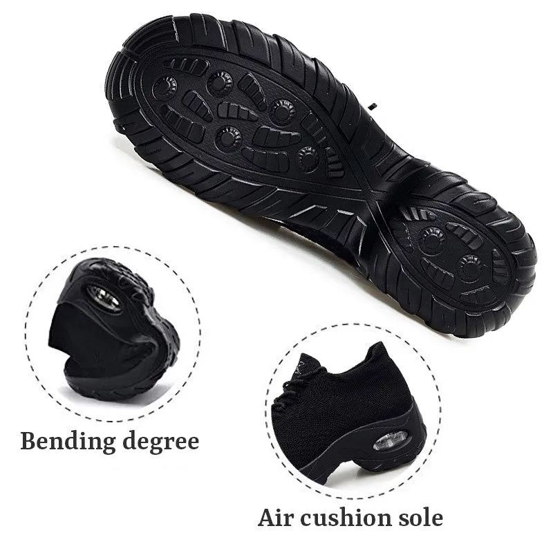 Women's Flying Woven Non-slip Breathable Comfortable Shoes rubber