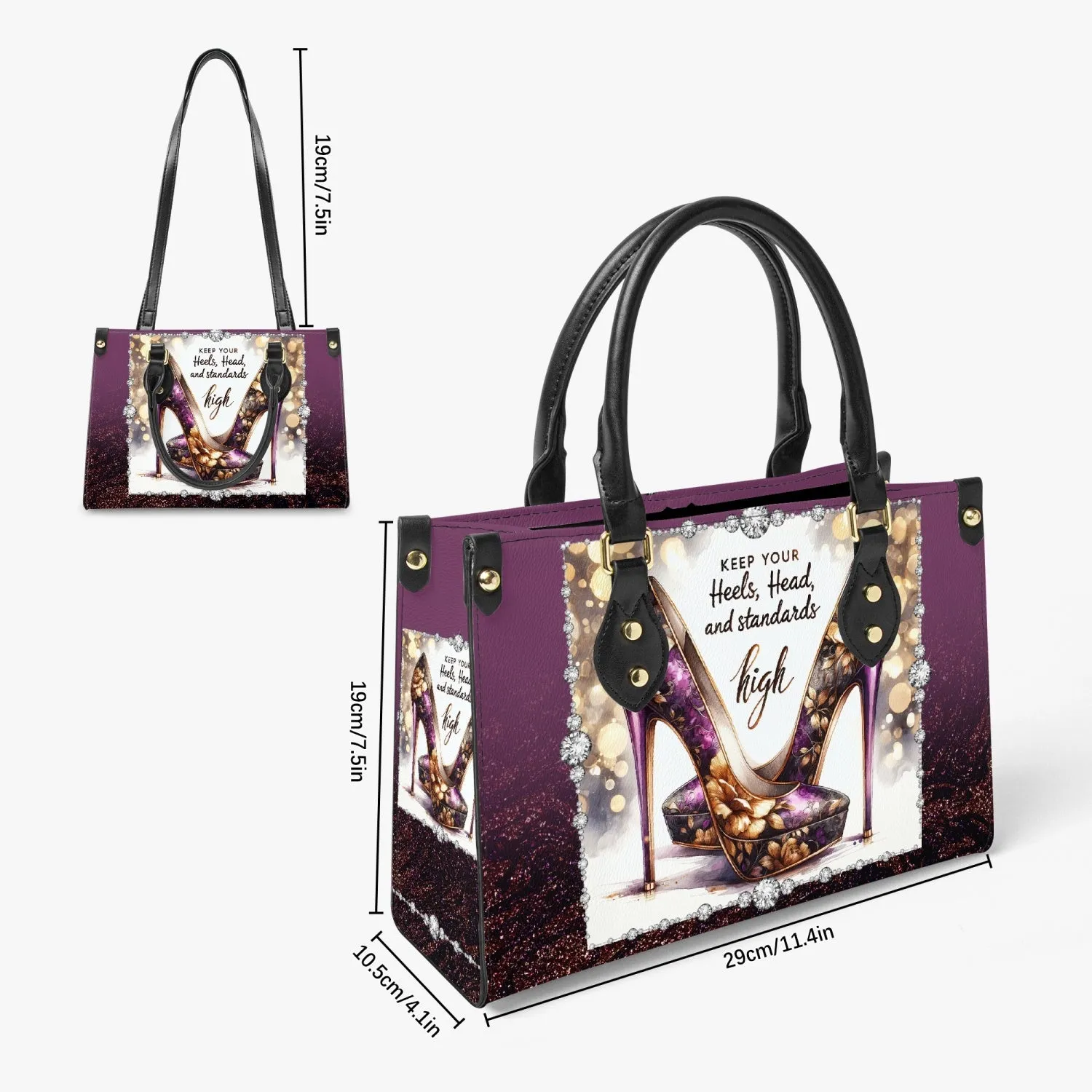 Women's Tote Bag - Long Strap - Heels