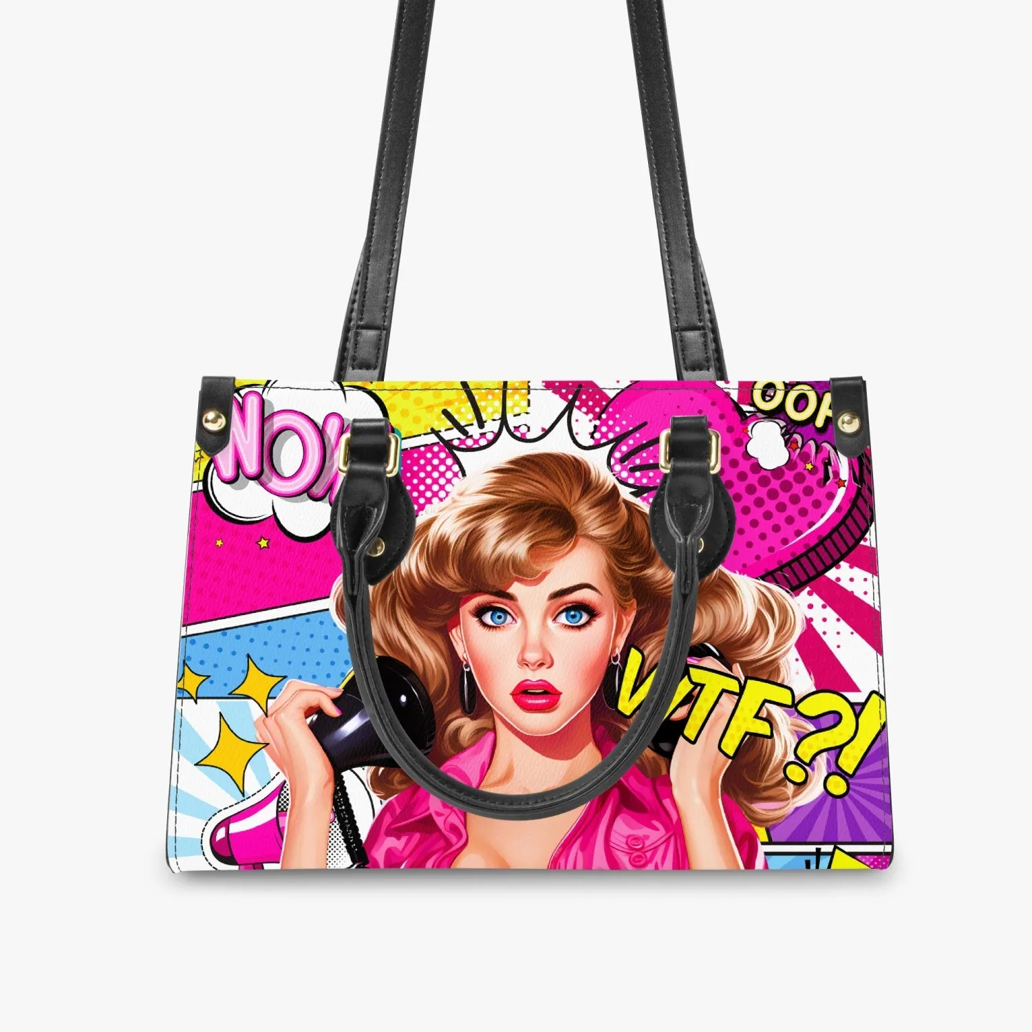 Women's Tote Bag - Long Strap - Pop Art