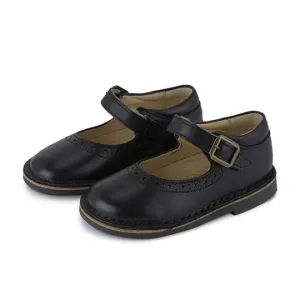 Young Soles Martha Black Mary Jane Leather Shoes